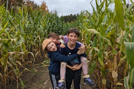 Cousin Pals in the Corn