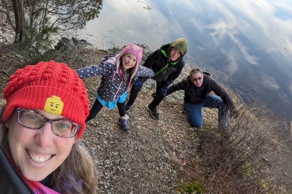 Selfie Family at Adams Point